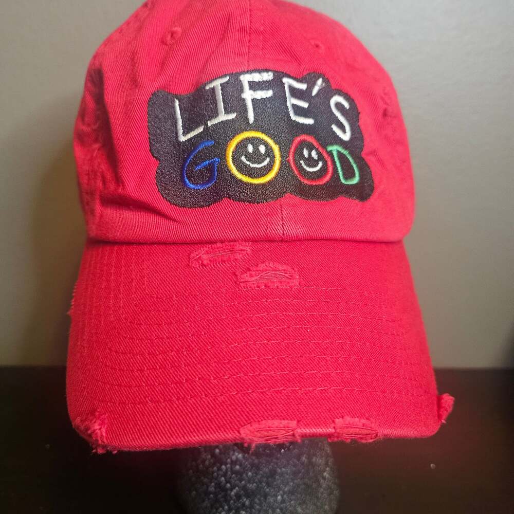Good Vibes Only Embroidered Baseball Cap